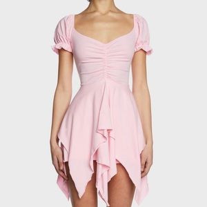 Current Mood/ Dolls Kill chasin’ rainbows Asymmetrical Dress